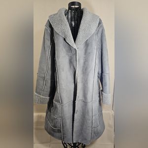 Jessica London Coat size 20 Gray